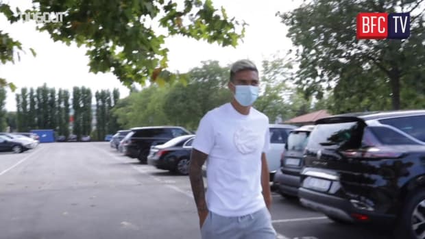 Bologna players return to the training ground